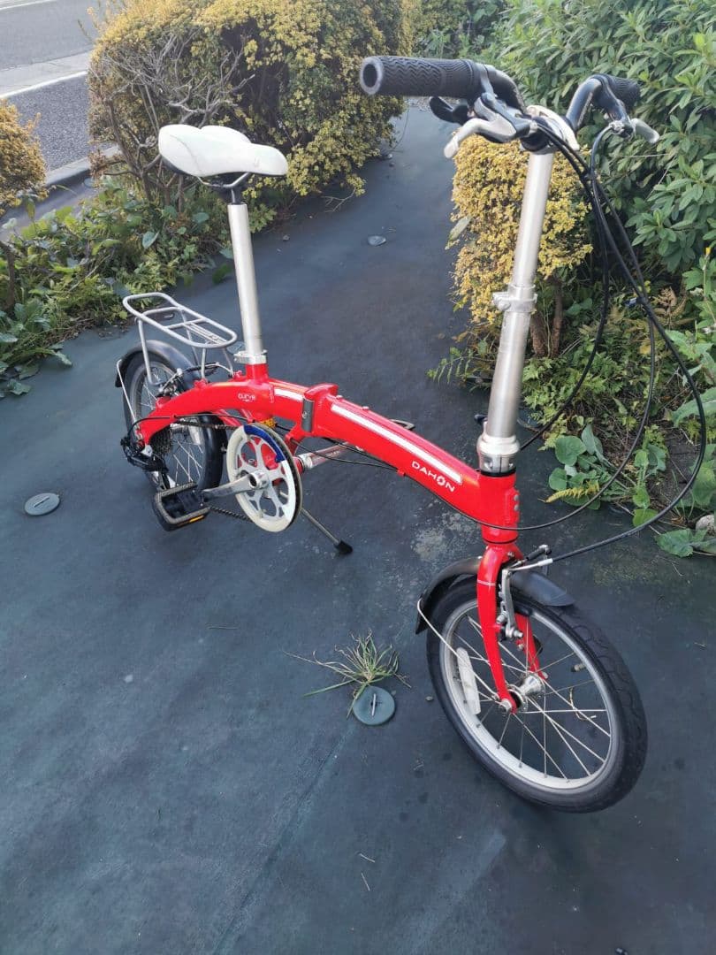 DAHON D7 折りたたみ自転車 レッド