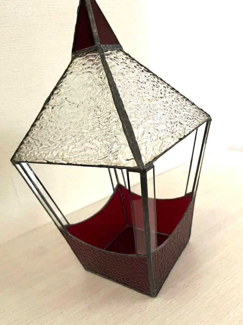 ステンドグラス《テラリウム三角屋根》