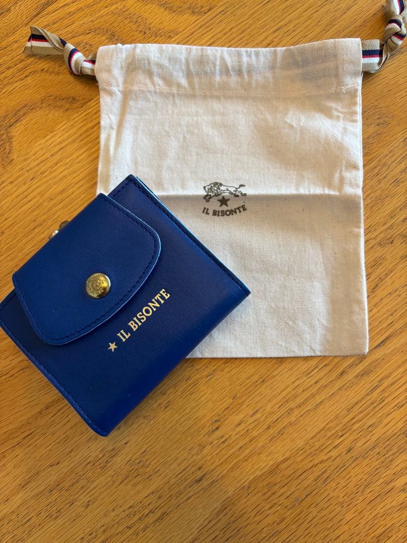 イルビゾンテ 財布　ブルー