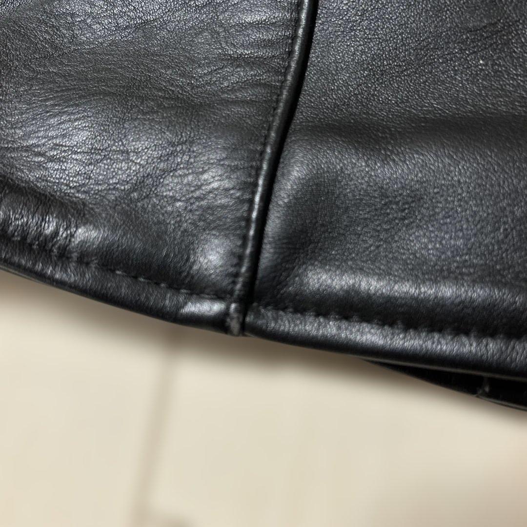 Vanson バンソン　シングルライダースジャケットUSA製ブラック黒サイズ40