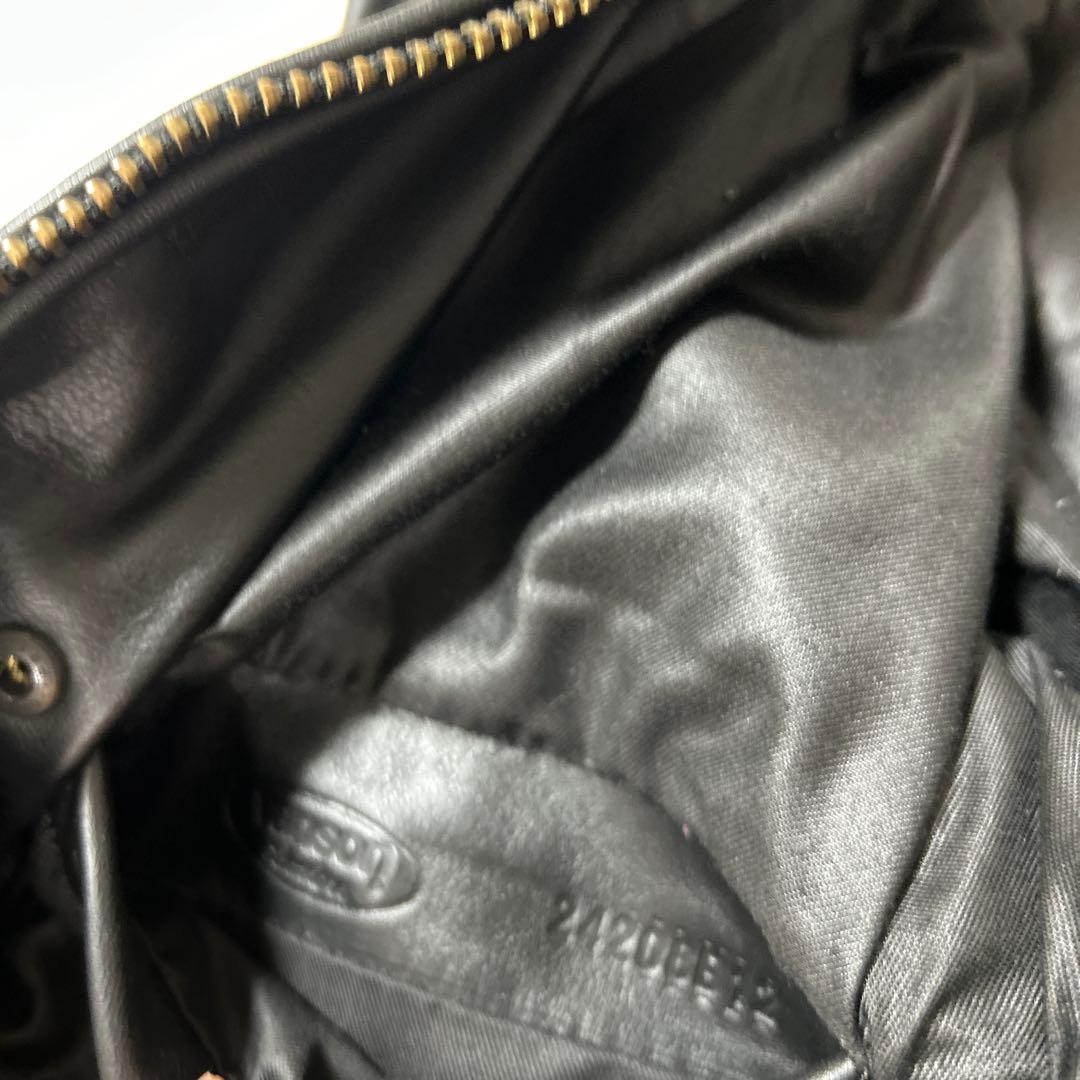 Vanson バンソン　シングルライダースジャケットUSA製ブラック黒サイズ40