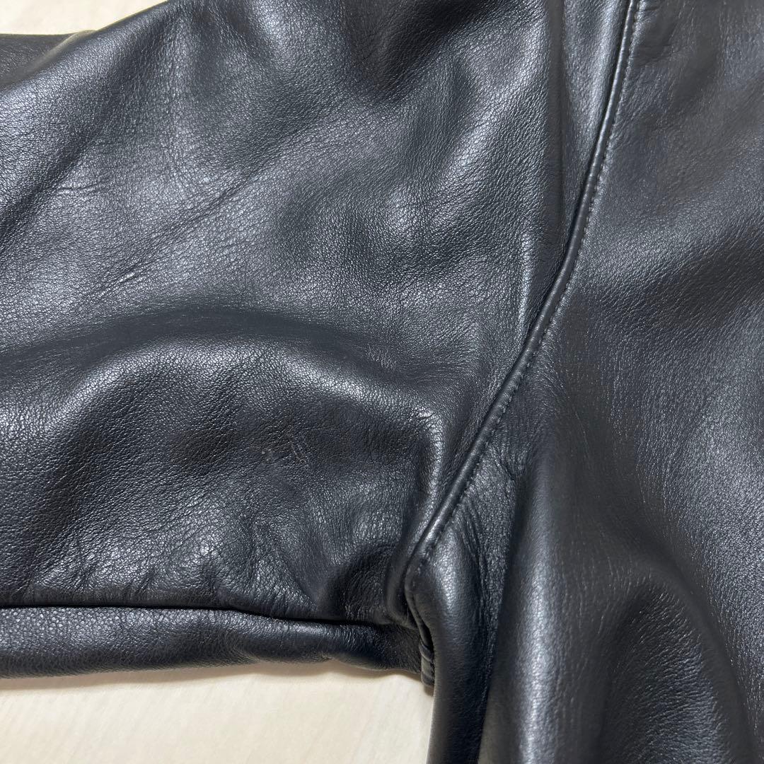 Vanson バンソン　シングルライダースジャケットUSA製ブラック黒サイズ40