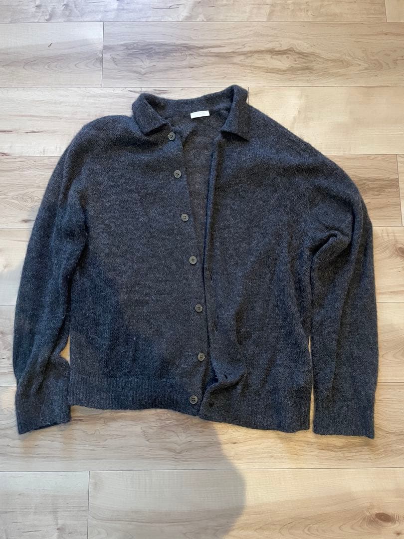 トップス LIDNM ALPACA KNIT SHIRT CARDIGAN S