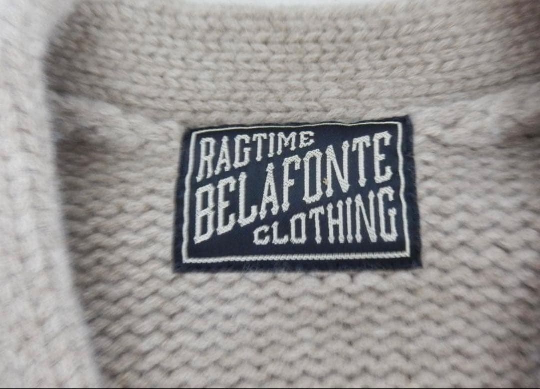 ベラフォンテ Belafonte ベージュ カーディガンXL