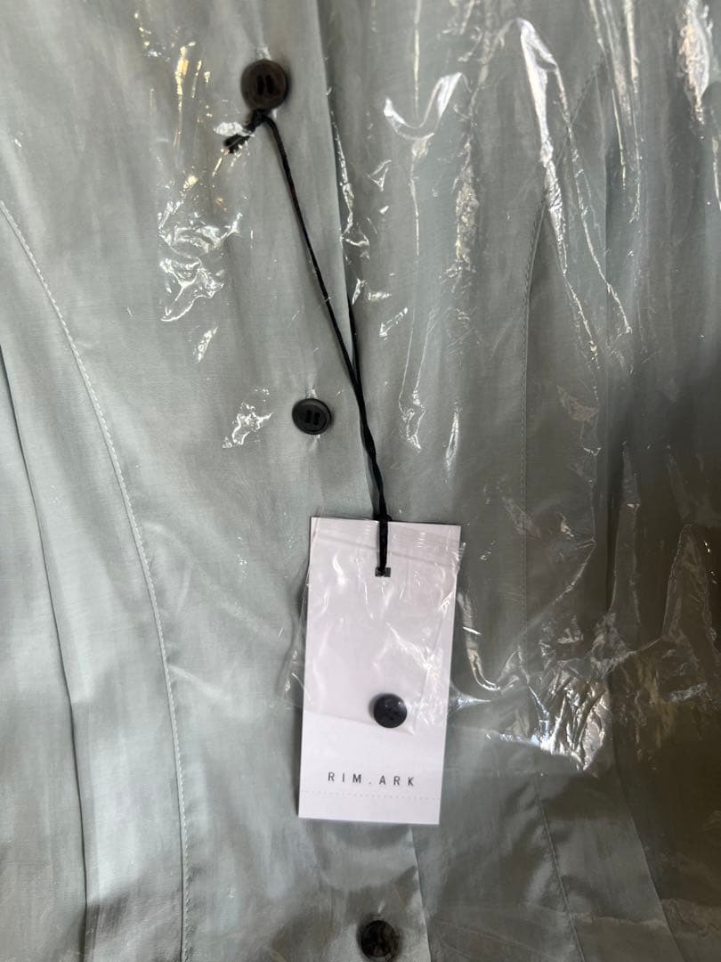 etretokyo エトレトウキョウ パネルギャザーシャツ green 新品未使