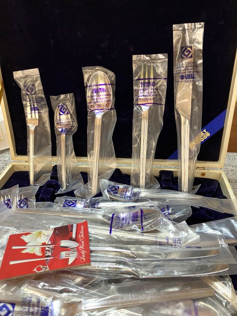 ラッキーウッド　ラッキーシルバー　銀メッキ　２５本