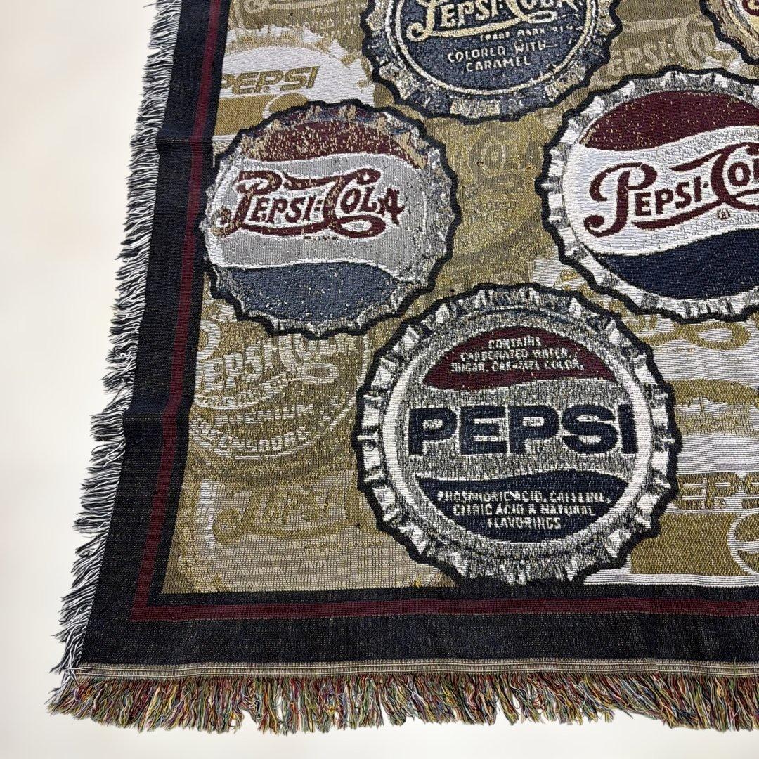 ペプシコーラ　pepsi マルチカバー　ソファカバー　ラグ　155x127