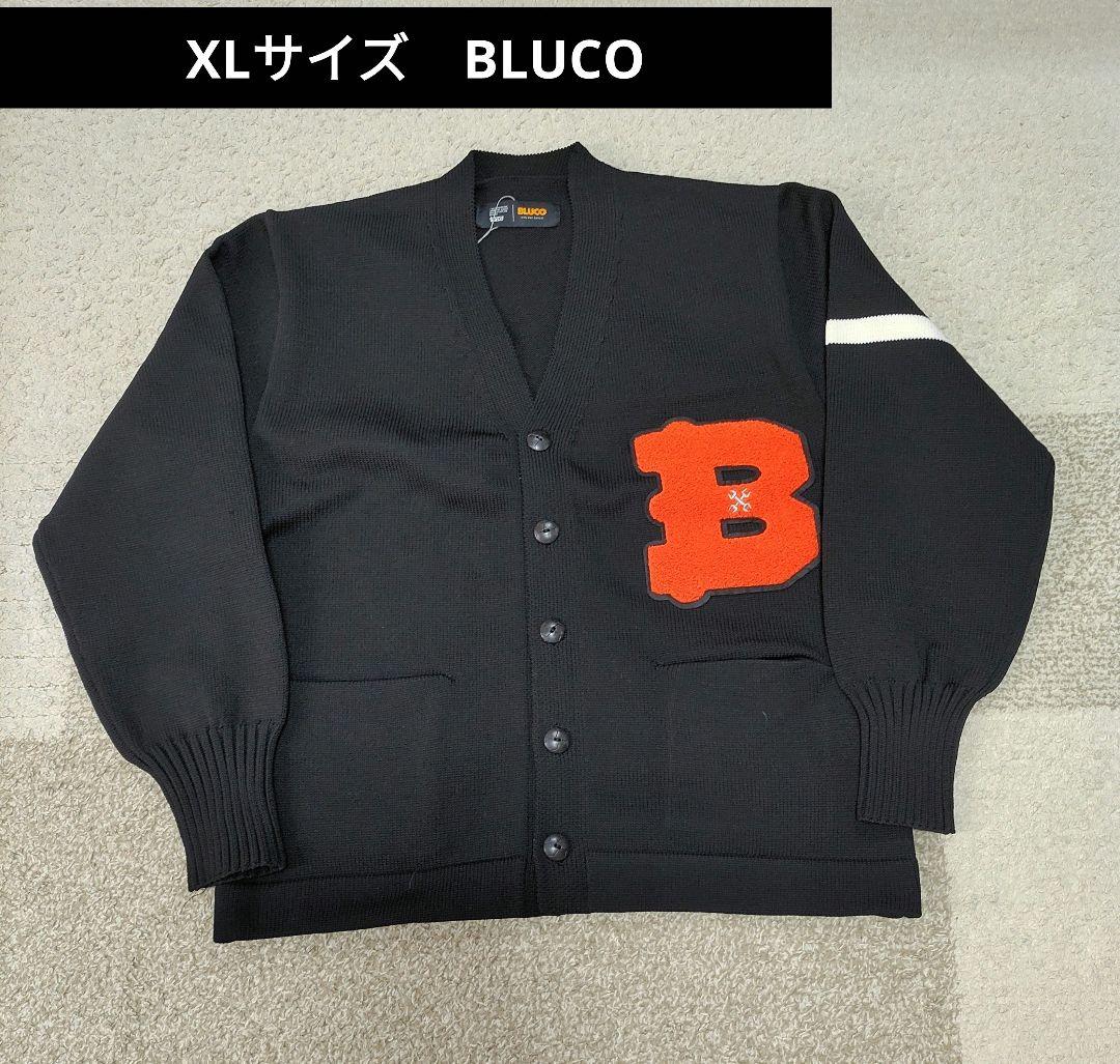 XLサイズ　BLUCO ブルコ　レター　カーディガン　ブラック