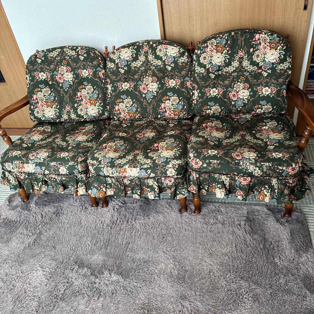 飛騨産業　キツツキ　穂高　三人掛け セパレート