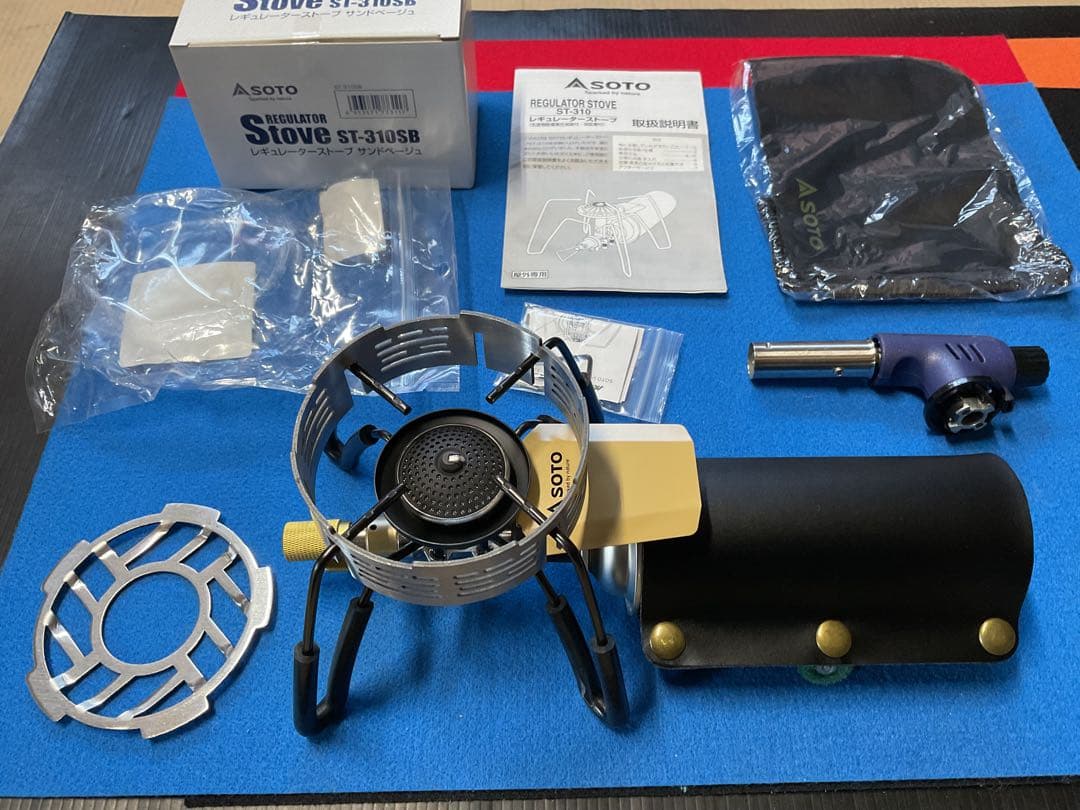 SOTOレギュレーターストーブST-310SBカラー装備品付き新品未使用未点火品