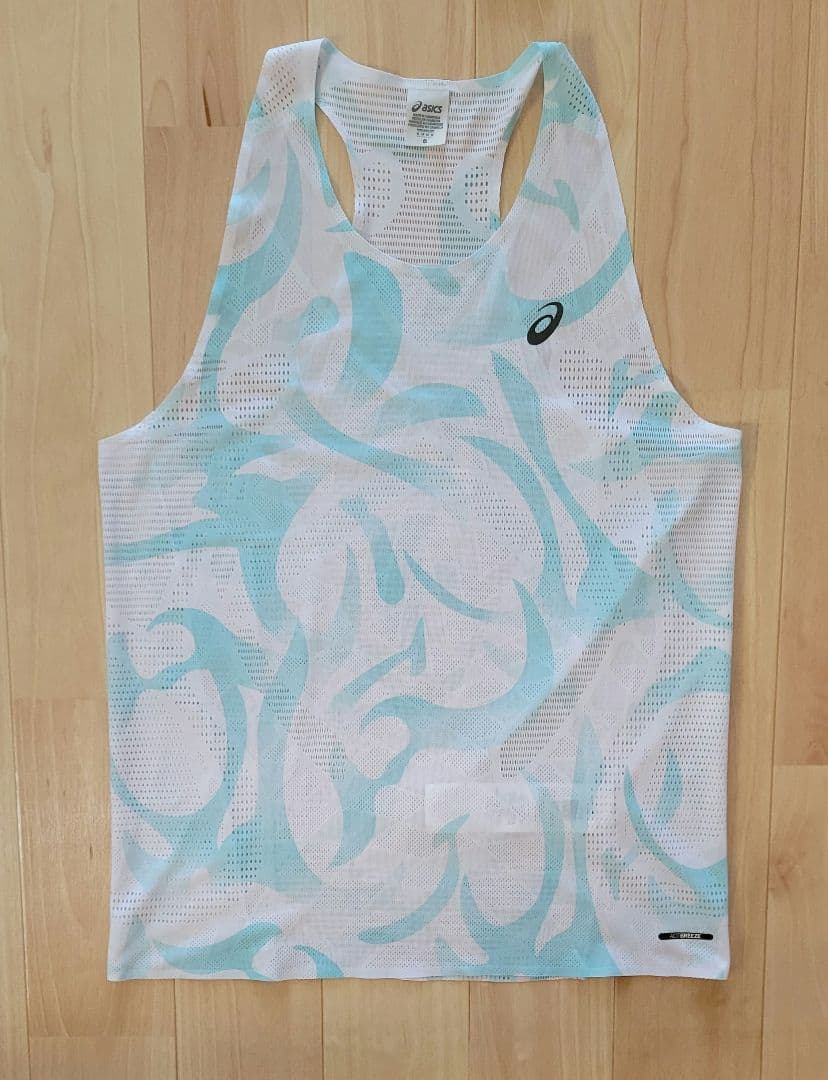新品未使用 アシックス メンズ RUN グラフィック シングレット