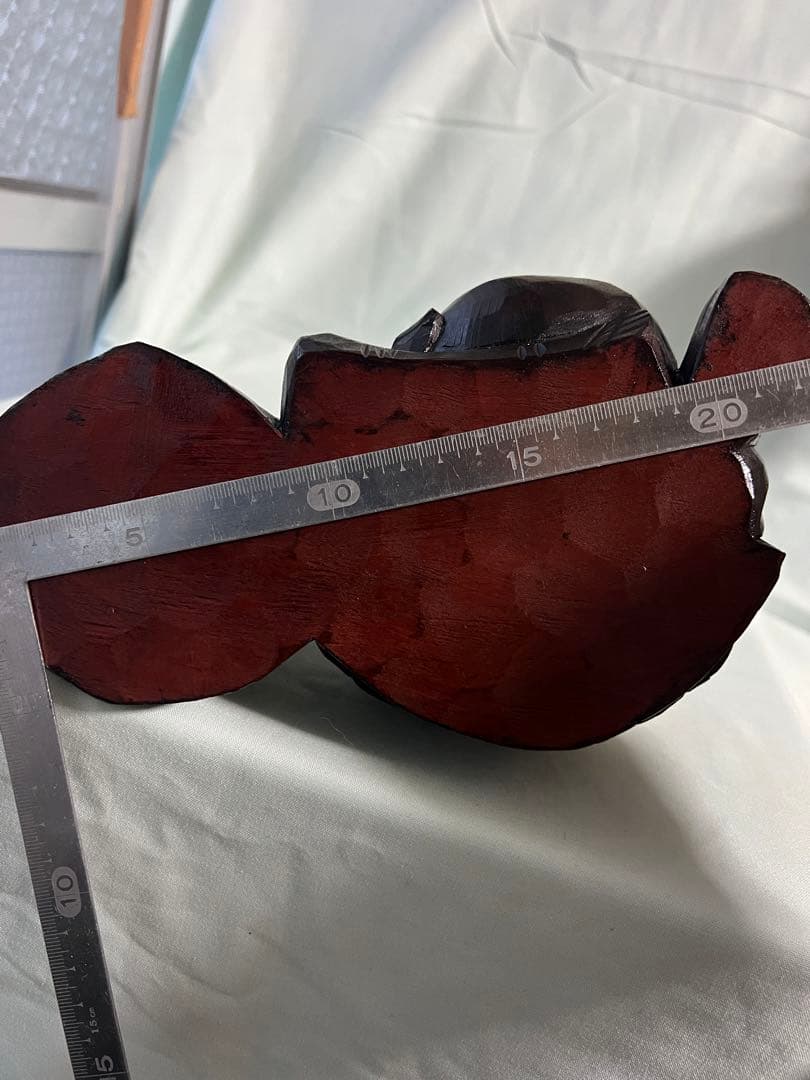 木彫り像　農夫座像