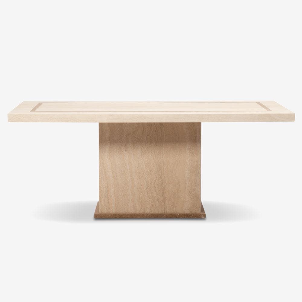 IDC大塚家具 ダイニングテーブル「IM5450」天然石 トラバーチン