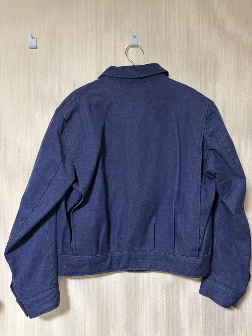 90s イタリア軍　ミリタリーデニムジャケット