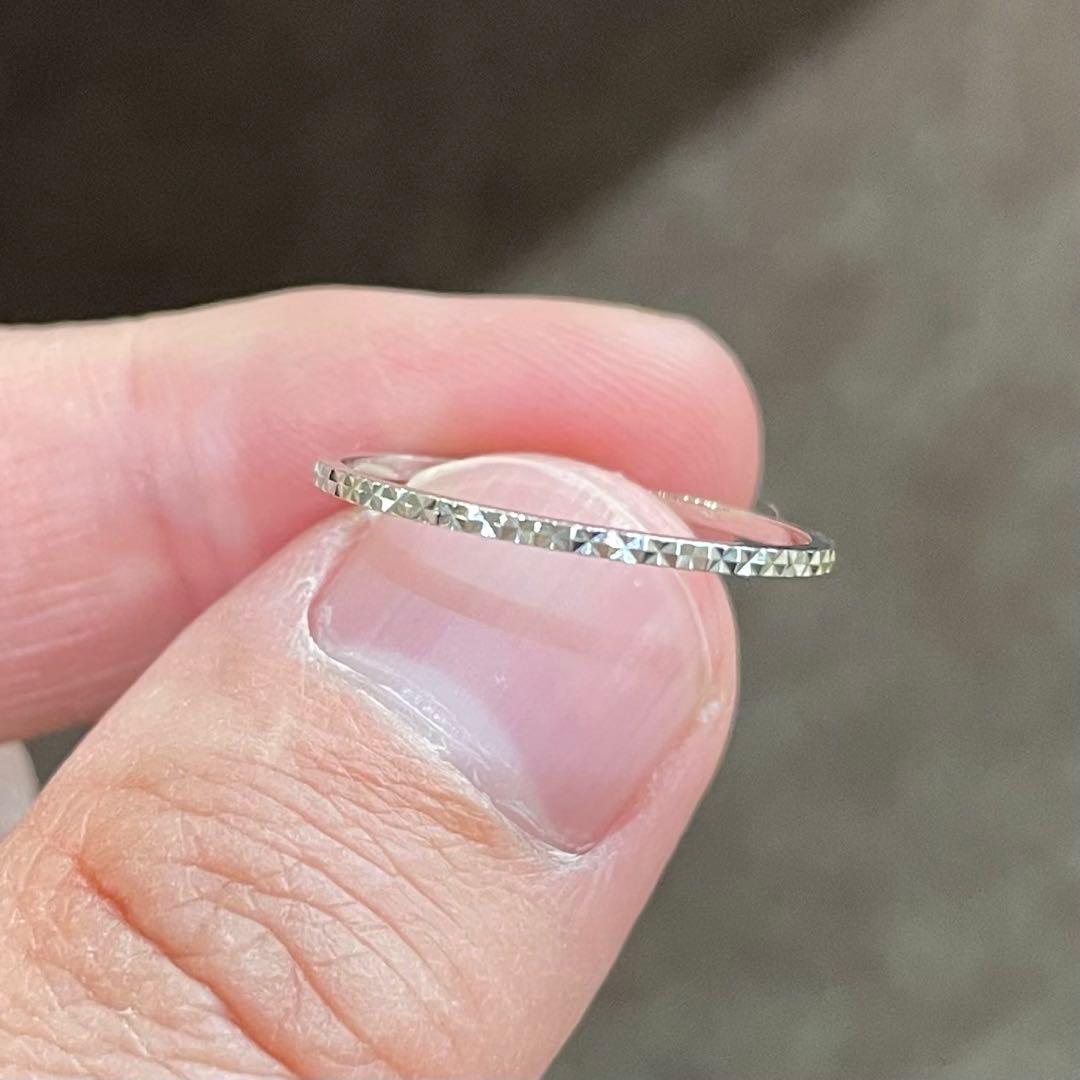 プラチナ900 キラキラカット　リング　　1グラム　 14号　専用です