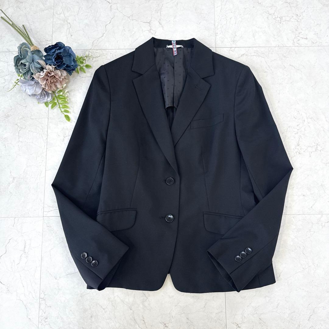 美品⭐︎近年　エヌラインプレシャス　ビジネススーツ3点 セットアップ　ブラック