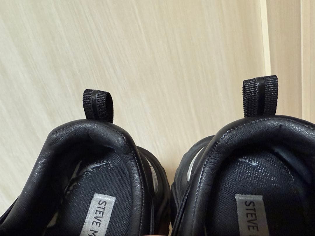 り⭐︎スティーブマデン ボリュームソールダブルレースアップスニーカー