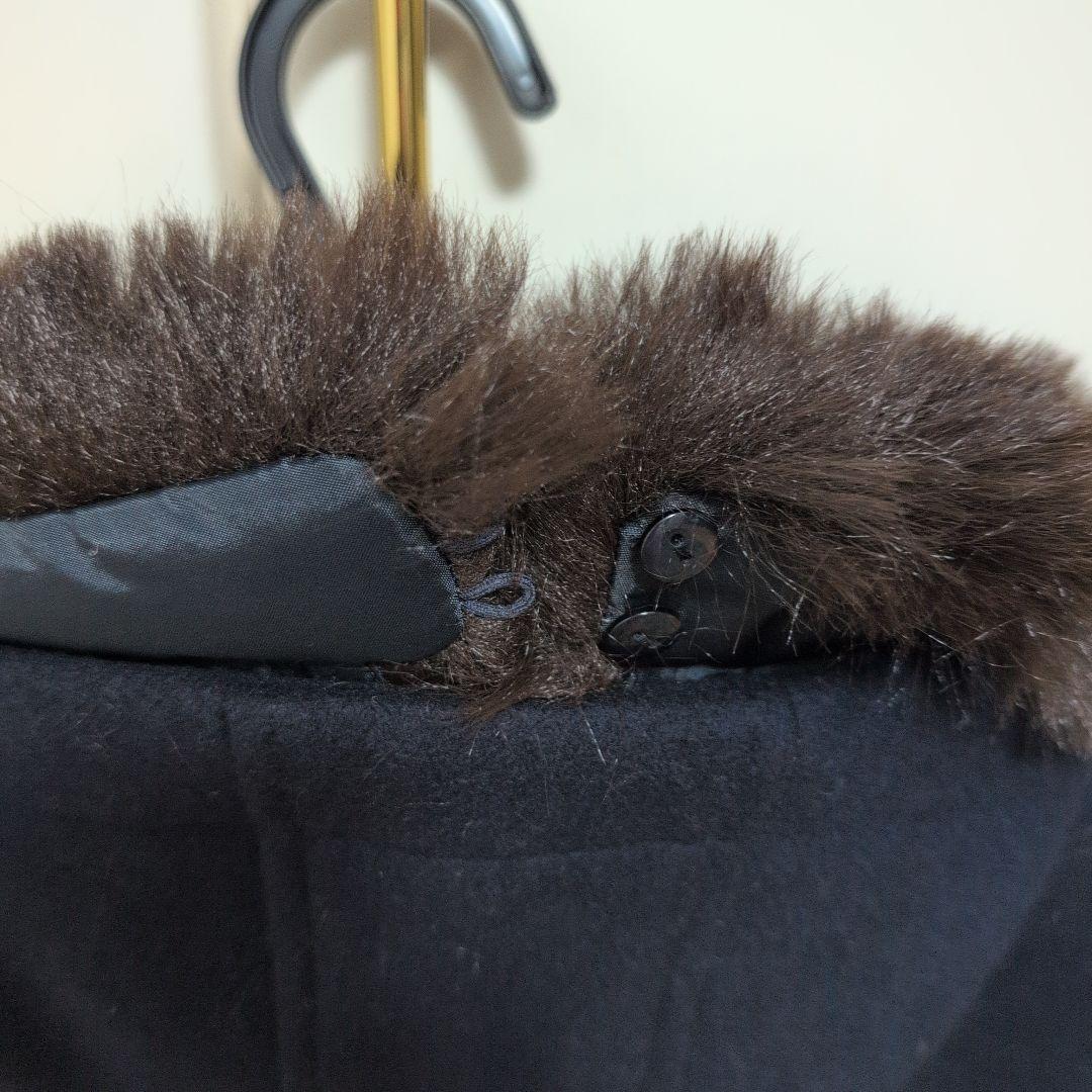 【新品】ミッシュマッシュ ショートダッフルコート ネイビー M【美品】