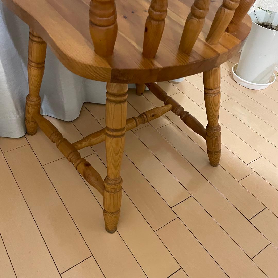 ウィンザーチェア カントリー　天然木 アンティーク ダイニングチェア　北欧風