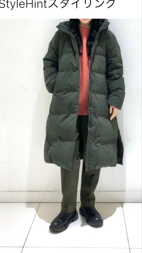 UNIQLO♪シームレスダウンロングコート♪ブラック♪美品