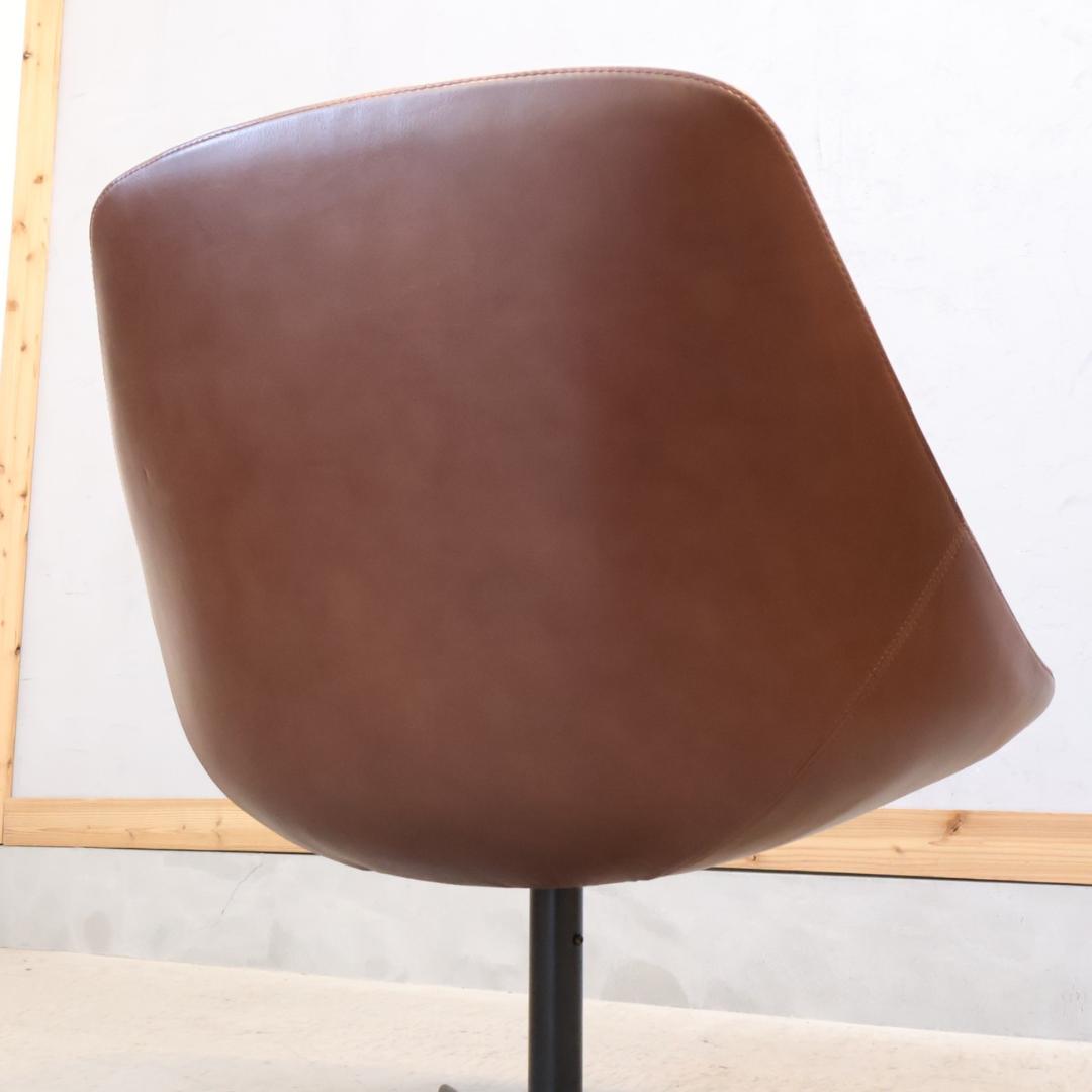 FLYMEe Noir フライミーノワール 本革 ラウンジチェア バイカラー