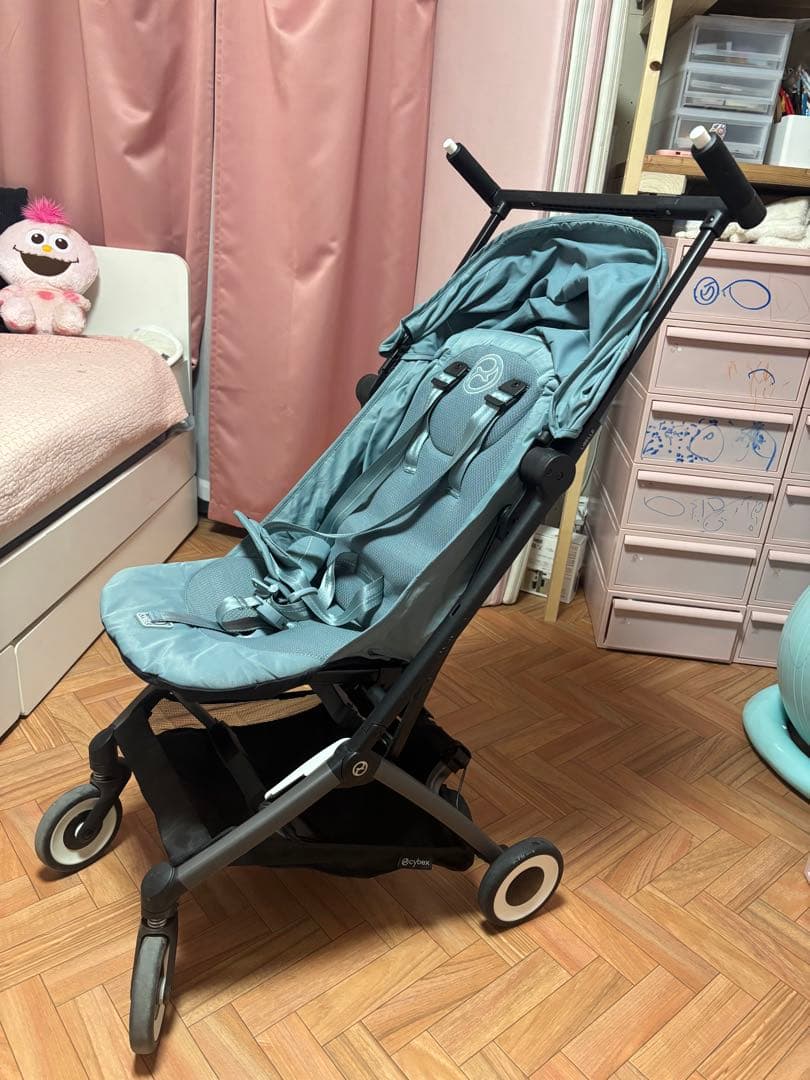折りたたみ式ベビーカー CYBEX ブルー