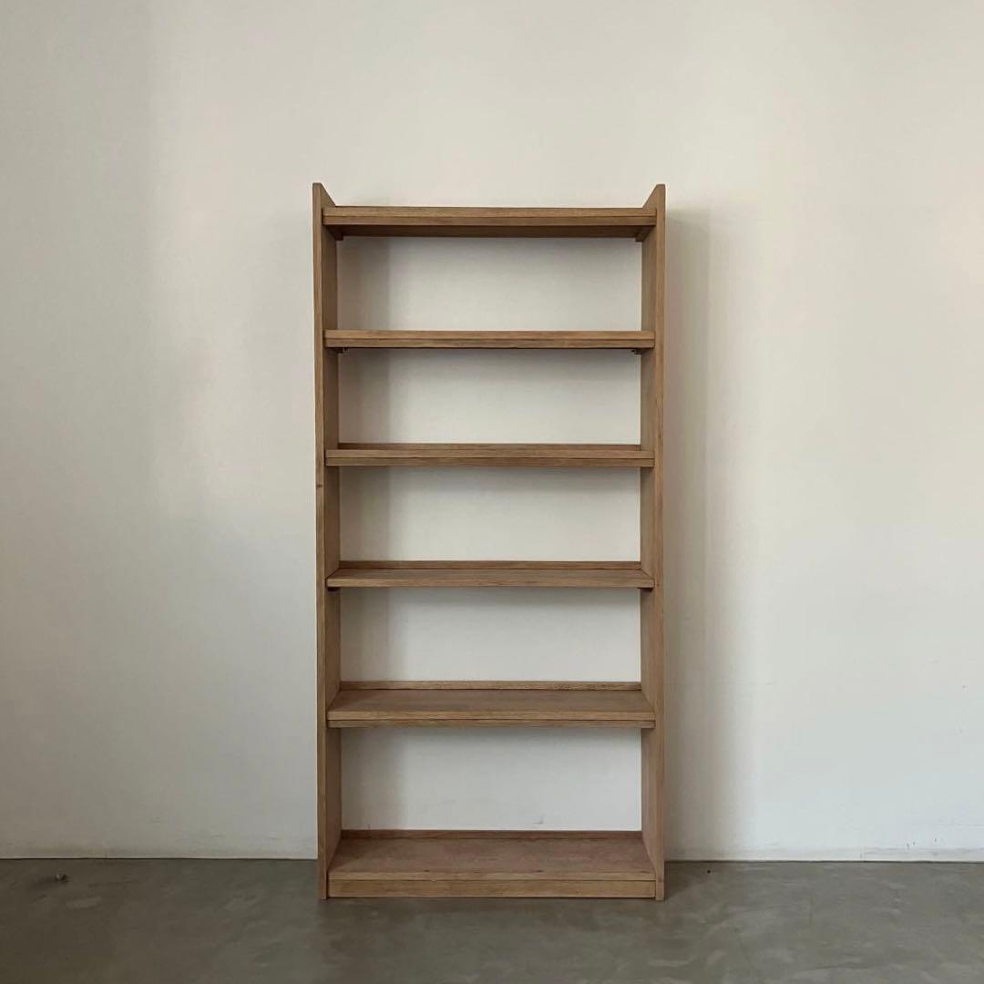 レトロ　アンティーク　古家具　古道具　剥離家具　ストリップド　本棚　シェルフ