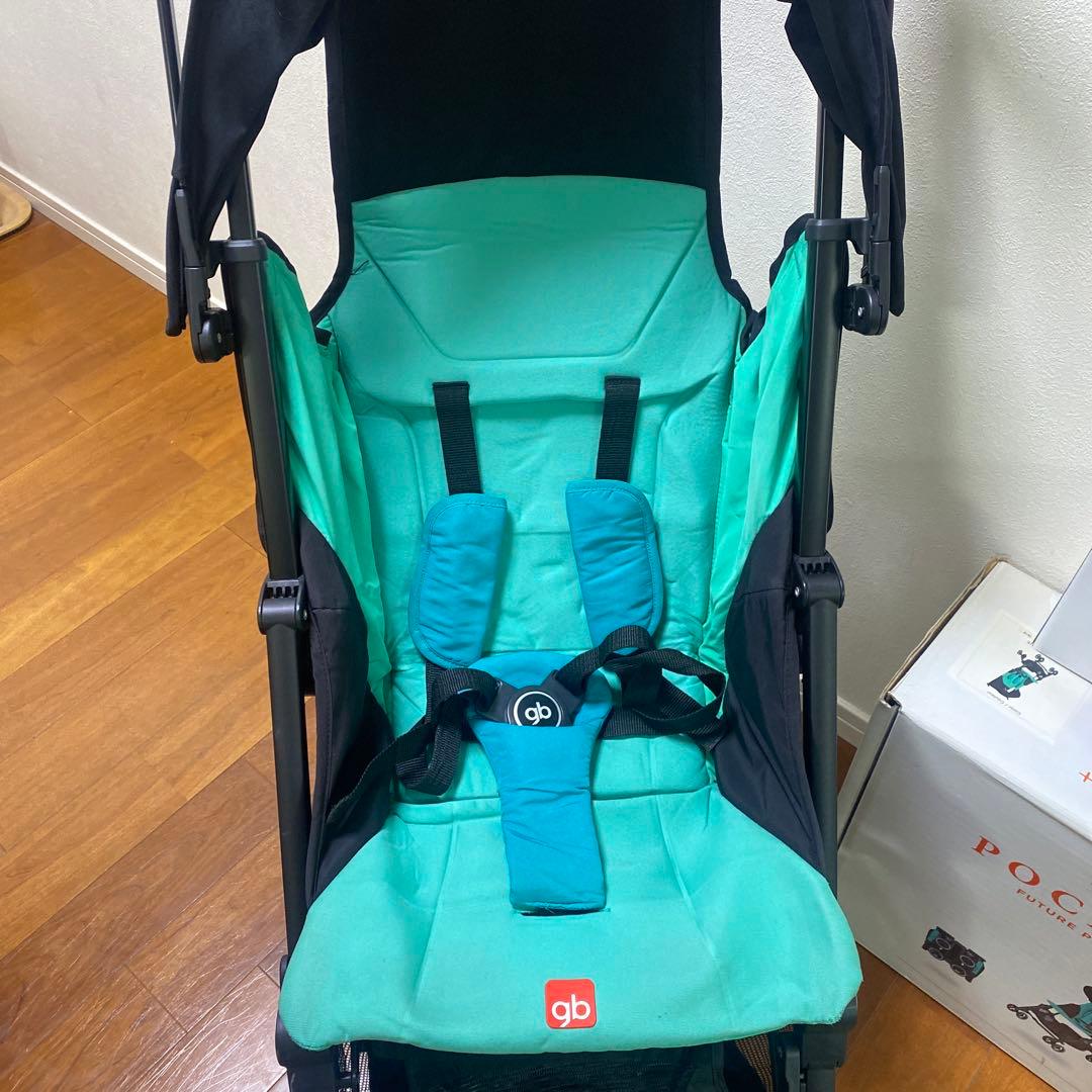 gb POCKIT+ ベビーカー ミントグリーン　ポキット　ポキットプラス
