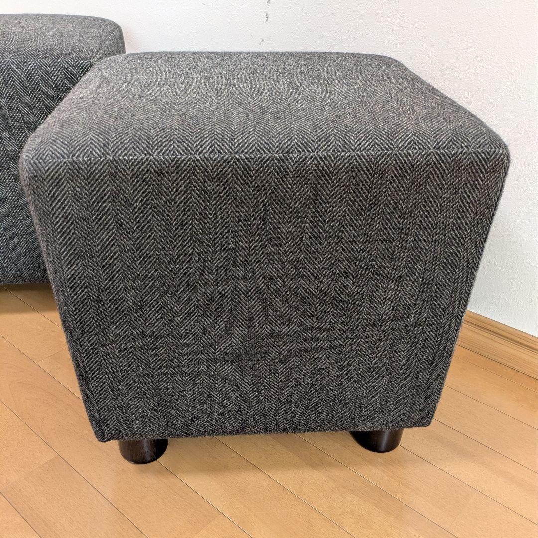 アダル ADAL スツール2脚セット グレー 業務用美容室病院待合カフェ椅子イス