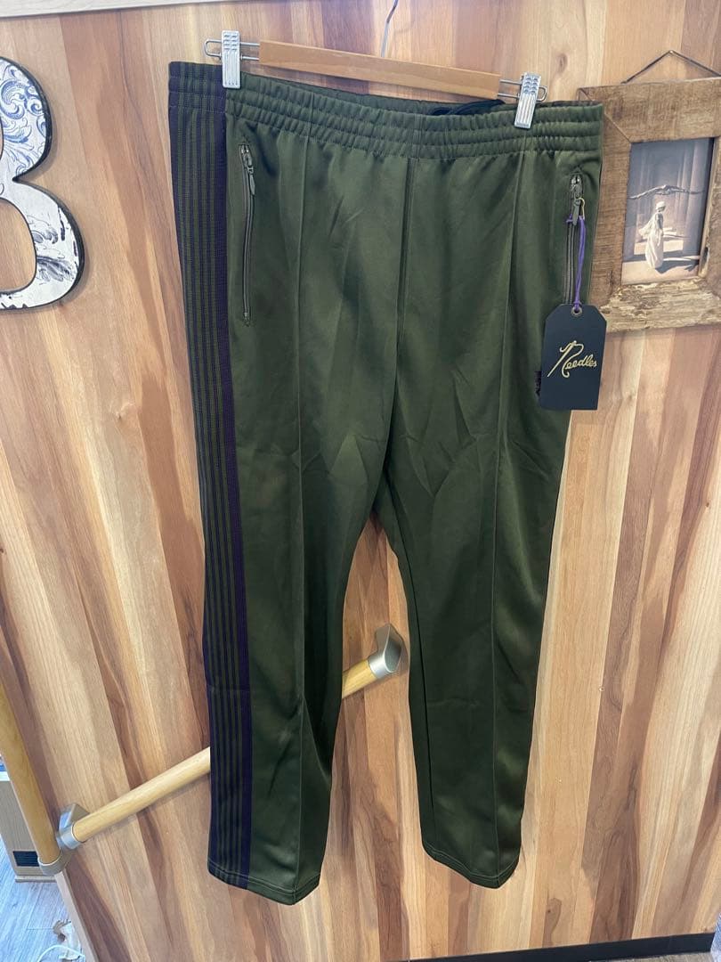 needles トラックパンツナローサイズL未使用オリーブ
