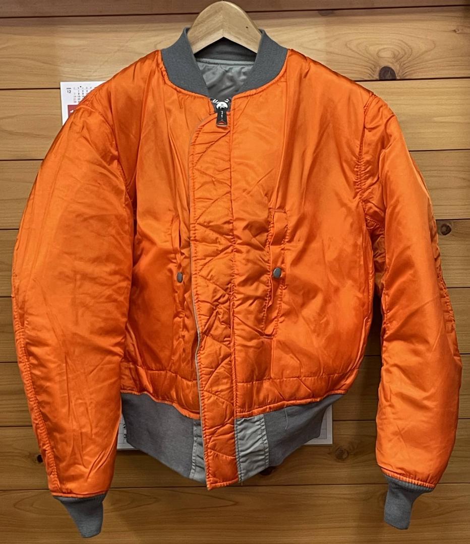 ALPHA INDUSTRIES MA-1 MADEinUSA 未使用品 SIL