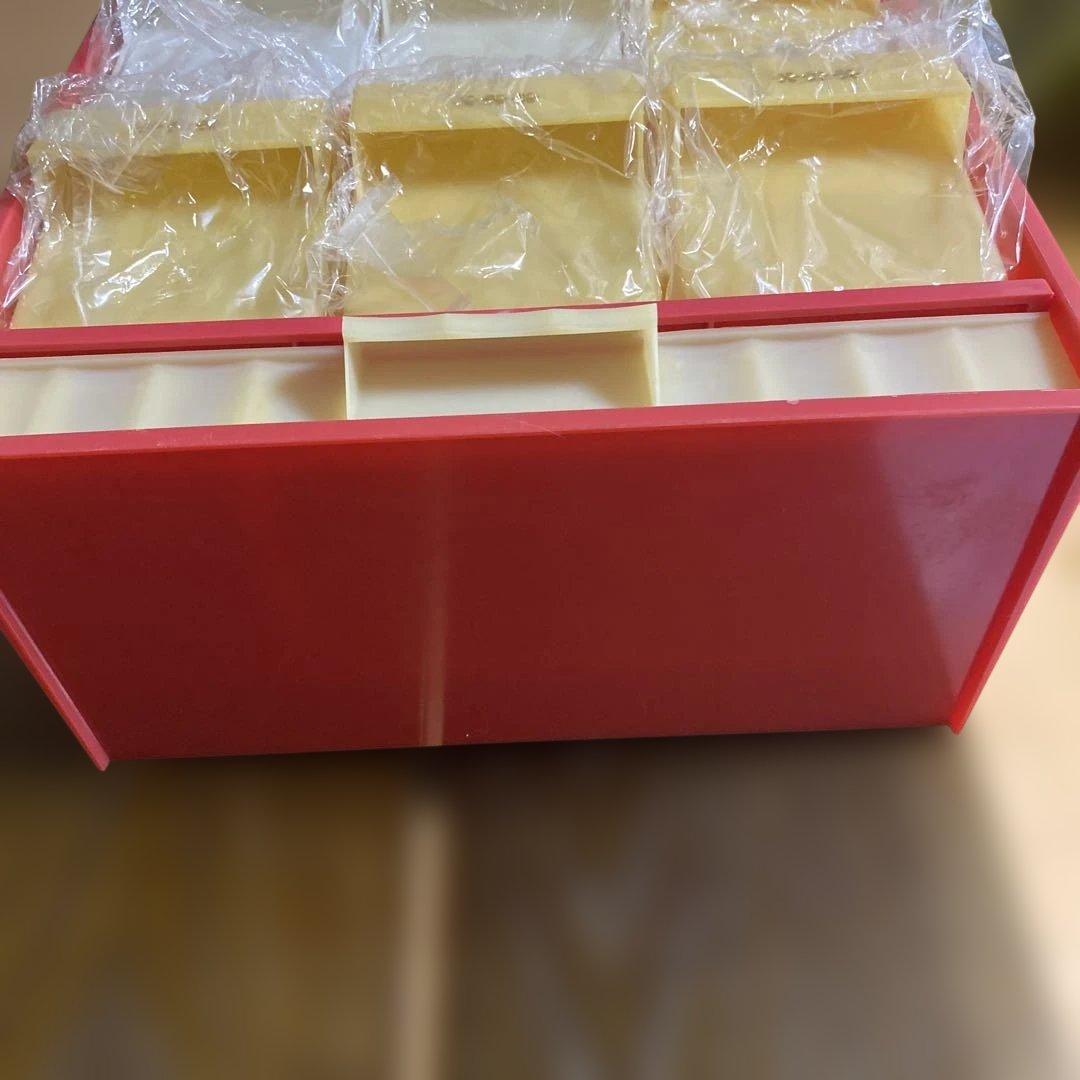 平和工業株式会社　ハイクック　調味料ケース　昭和レトロ　レッド　ヴィンテージ