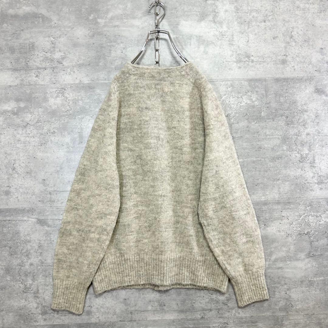 美品　J.PRESS シャギードッグ カーディガン M 日本製 ウール100%