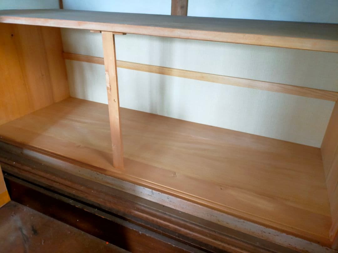 長持　五三桐家紋入り婚礼家具桐布団ダンス　昭和レトロ