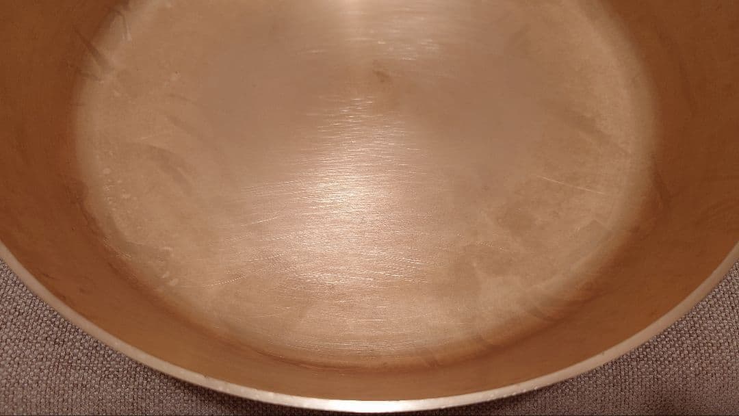 希少 有次 平井鋳造所 32cm 砲金 極厚 天ぷら鍋 ②