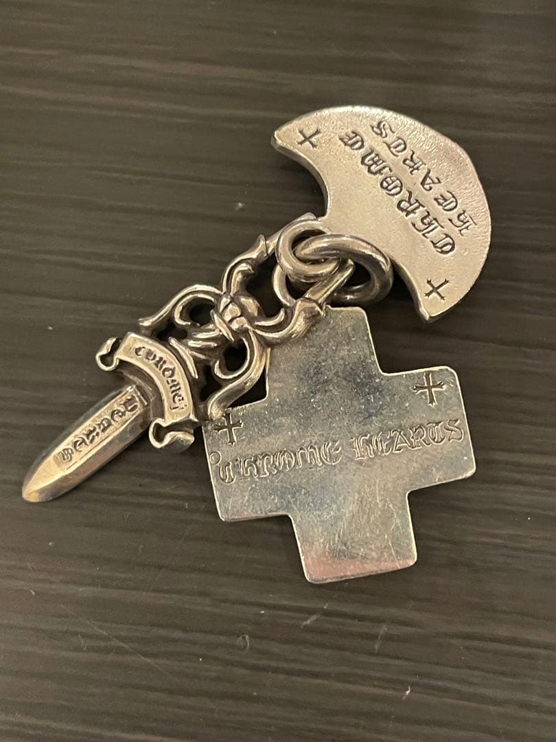 CHROME HEARTS クロムハーツ 3トリンケッツ ネックレス 箱付き