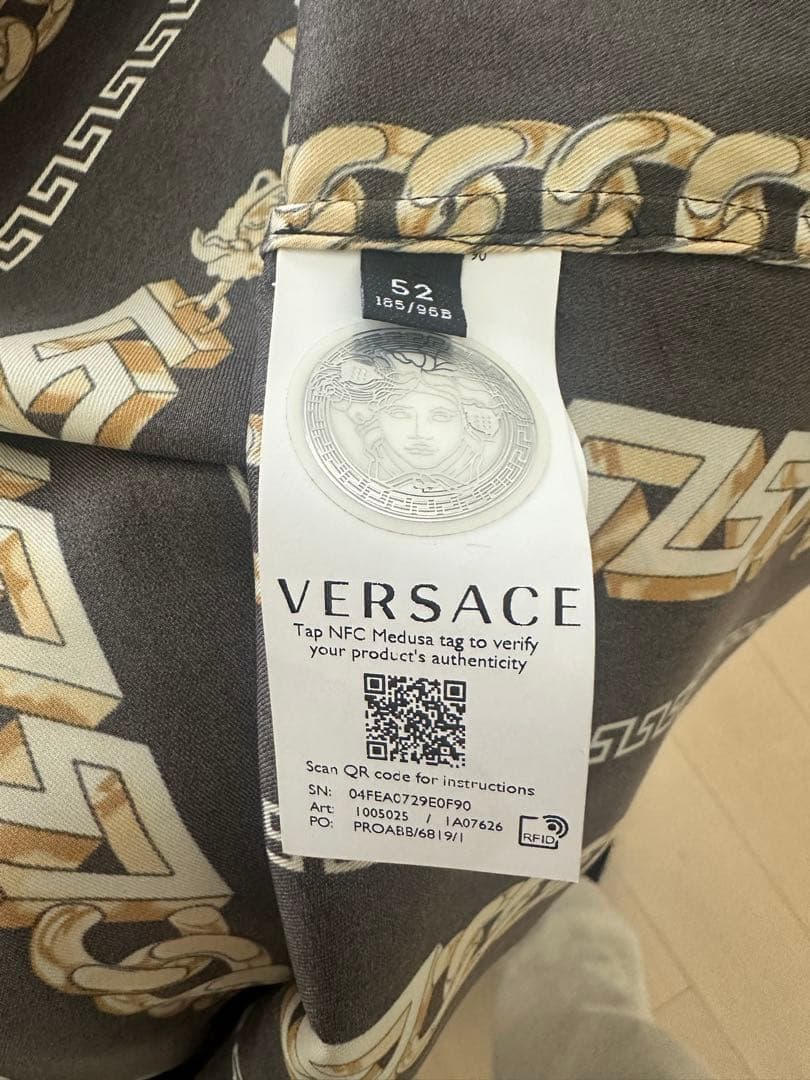 VERSACE チェーン柄 半袖シャツ