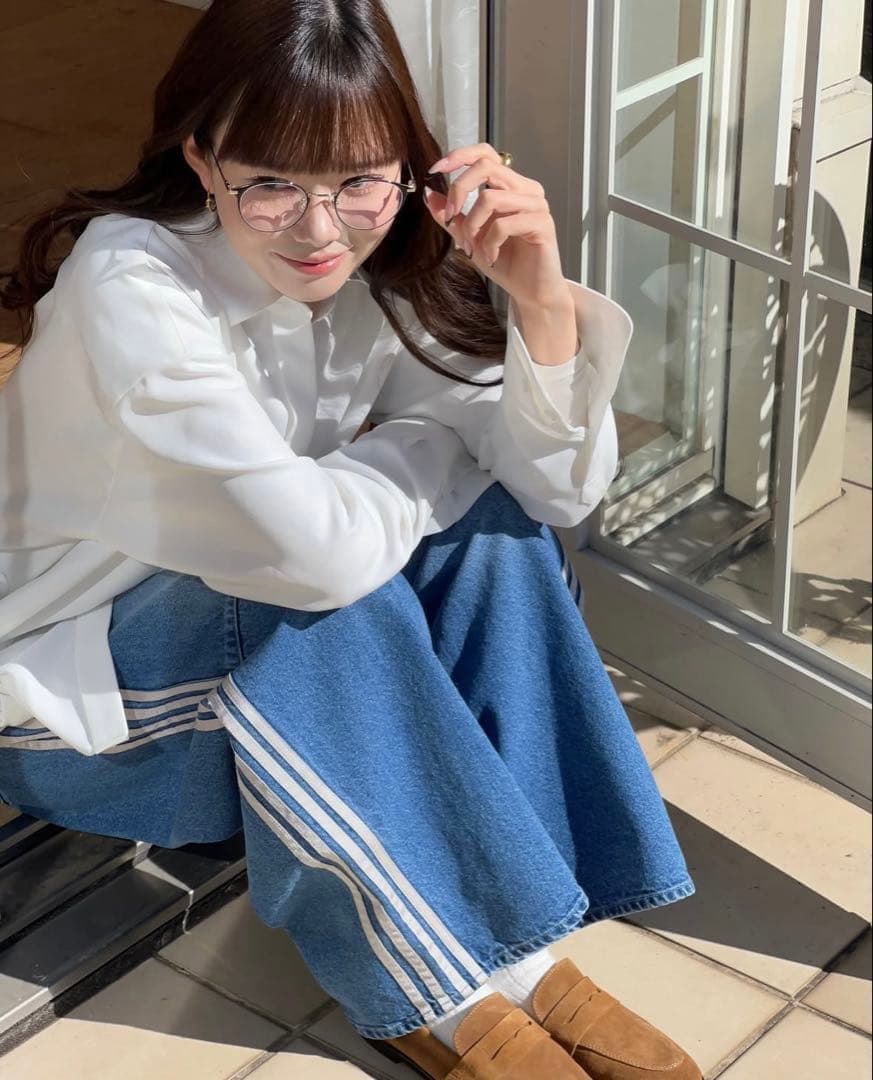 THETOE デニム Emirates track denim pants