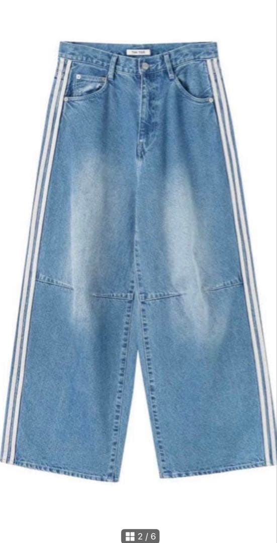 THETOE デニム Emirates track denim pants