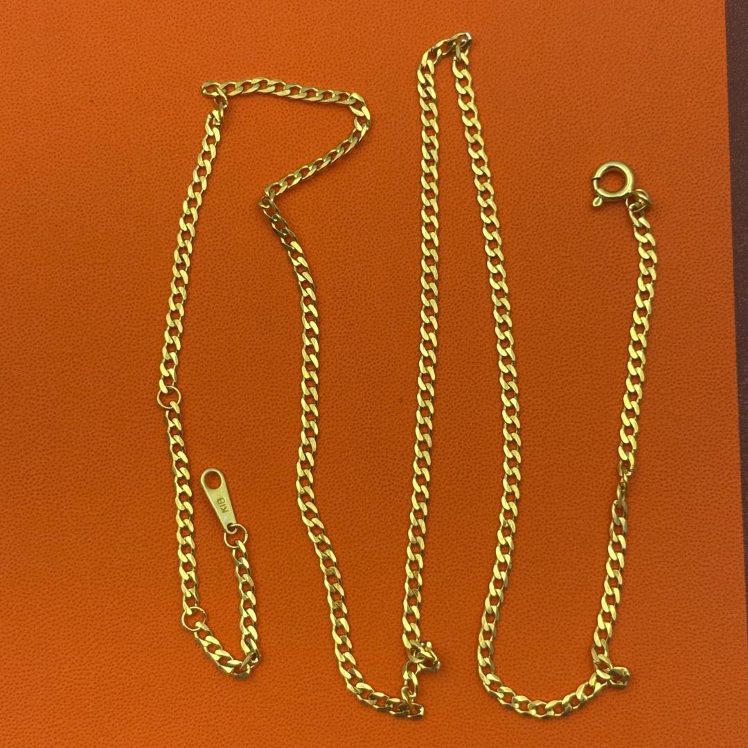 ⭐ 極美品 ✨K18金 チェーンネックレス ギフトボックス付き
