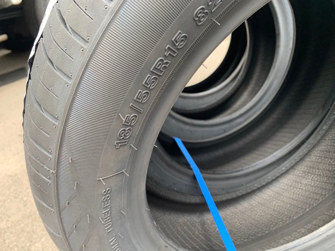 送料込！新品未使用！185/55r15 4本　フィアット500 等に　2025製