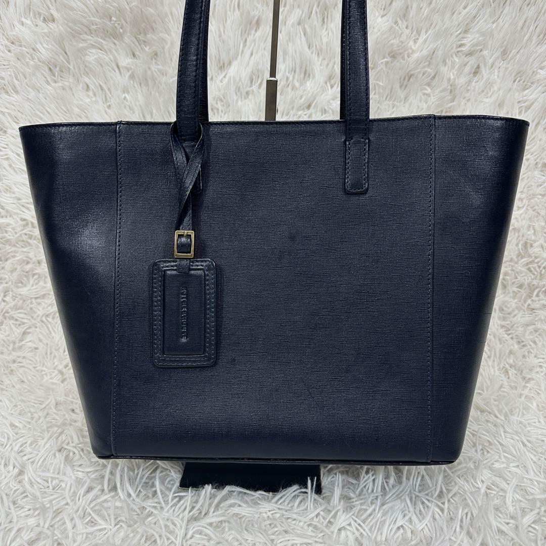 【マザーハウス】レザー トートバッグ 底鋲 A4可 肩掛け 通勤 通学