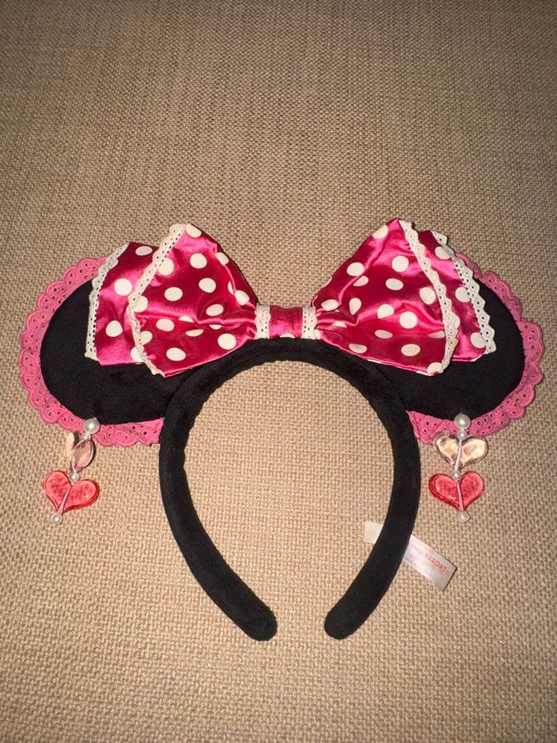 ミニーマウス カチューシャ ピンク