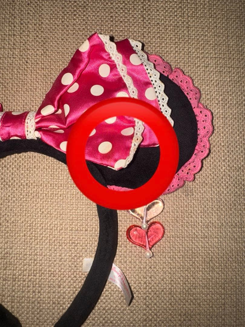 ミニーマウス カチューシャ ピンク