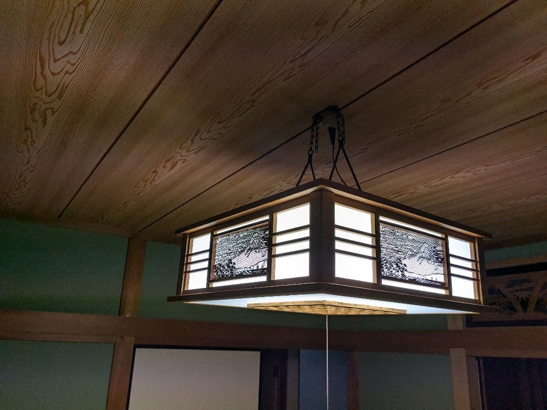 和風シーリングライト 富士山デザイン