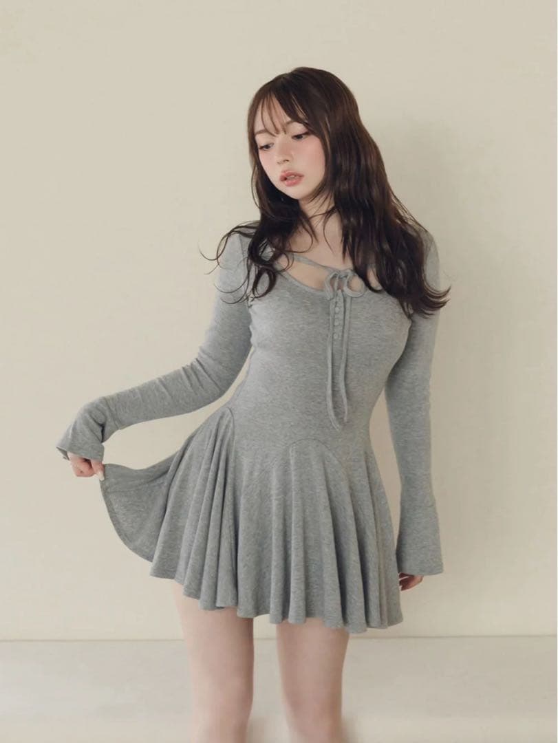 ANDMARY Nina flare mini dress 本日限定お値下げ