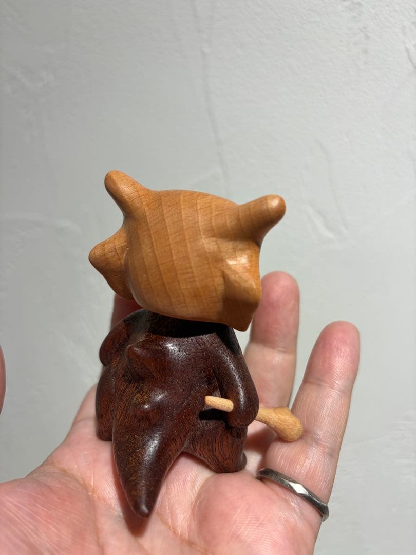 木製　カラカラ　彫刻