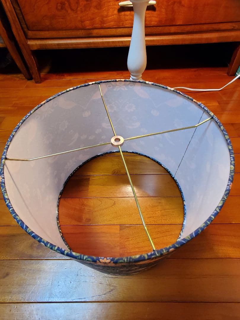 アメリカンテーブルランプ ウィリアムモリスいちご泥棒