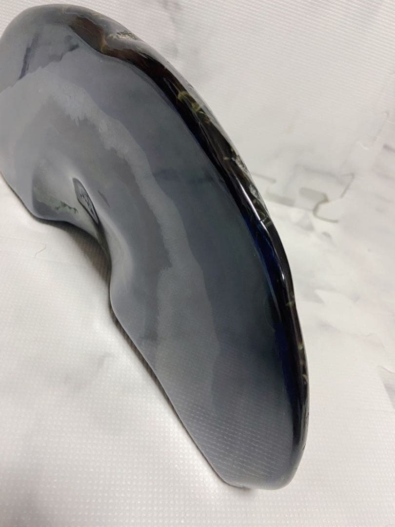 瑪瑙/ブルーアゲート/天然石/原石/置き物