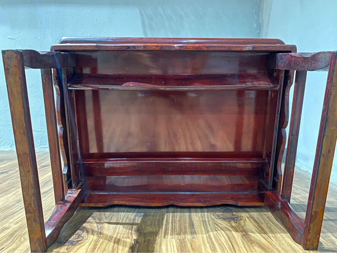 ローテーブル アンティーク 螺鈿 座卓 折りたたみテーブル インテリア